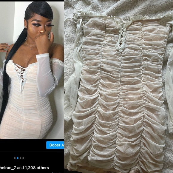 Fashion Nova | Dresses | White Roman 